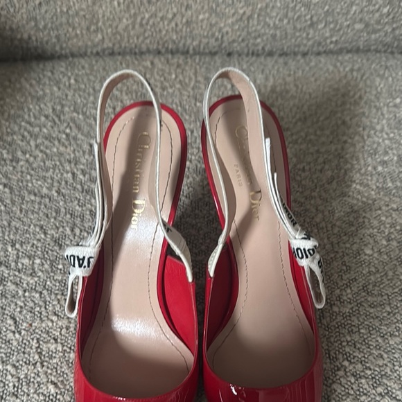 Dior J’adiorRed Slingback Pumps - Picture 6 of 8
